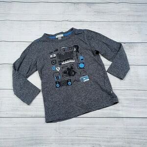 4 Petit Lem Music Graphic Long Sleeve Tee